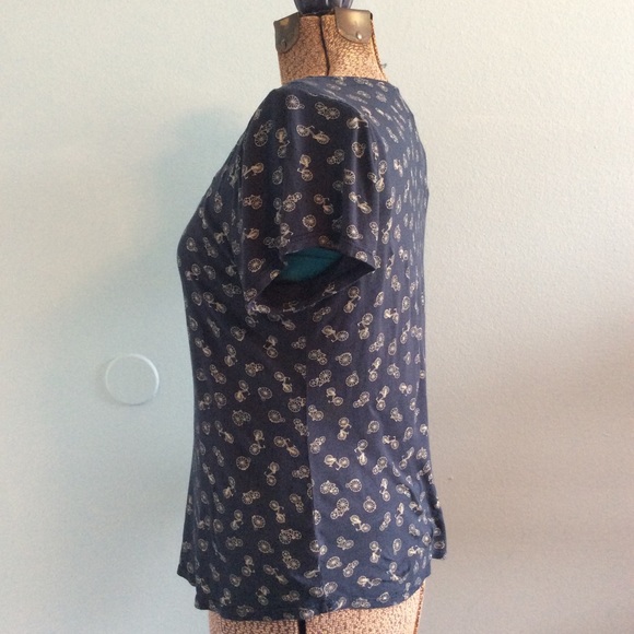 W5 Navy Blue Bicycle Unicycle top - Picture 7 of 10